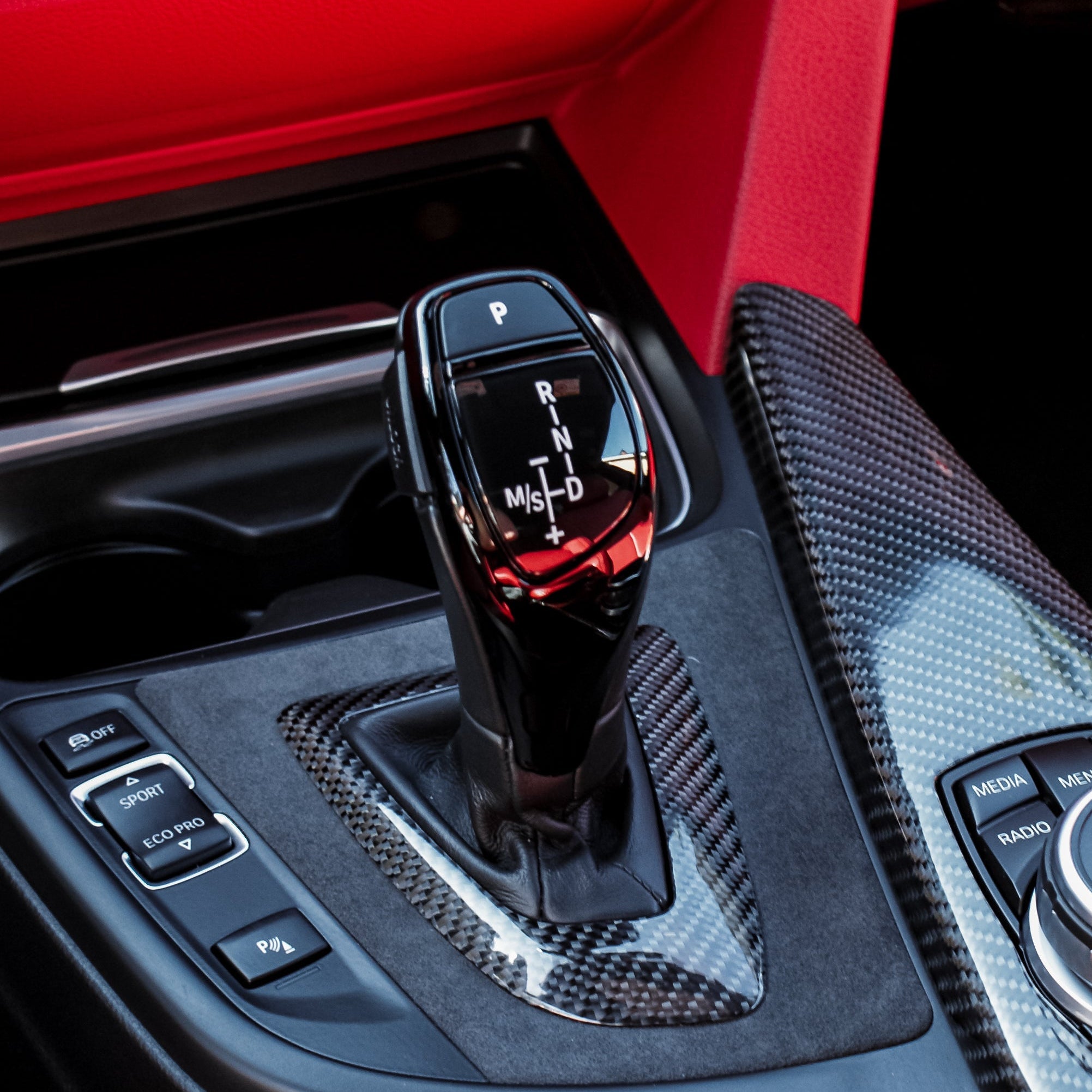 BMW F-Series LCI Gloss Black Gear Knob / Shift Lever