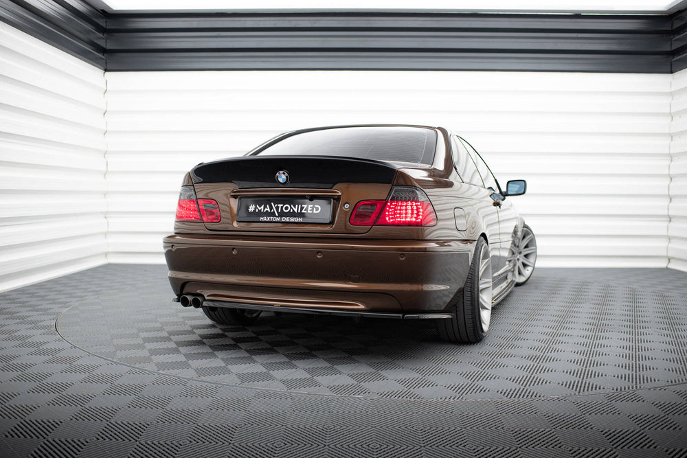 Bakre Splitter / Diffuser BMW E46 M-Sport 3 Serie (Blank Svarta) - Kafi Racing