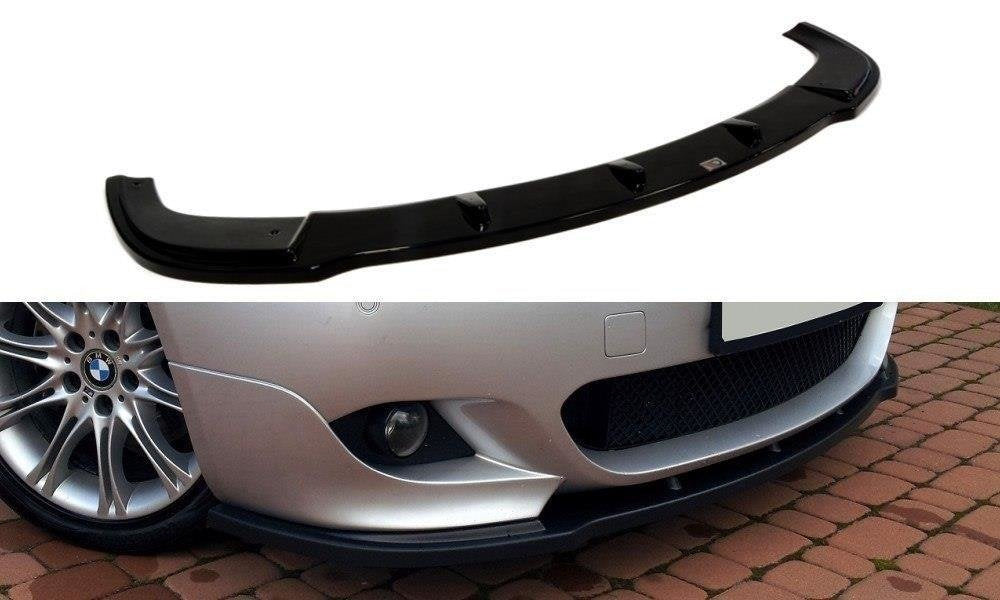 Front Splitter / Läpp BMW E60, E61 5-Serie M-Sport (Blank Svart) - Kafi Racing
