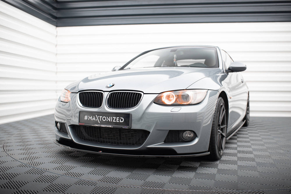 Fram Splitter / Läpp V.2 BMW E92, E93 3-Serie (Blank Svart) - Kafi Racing