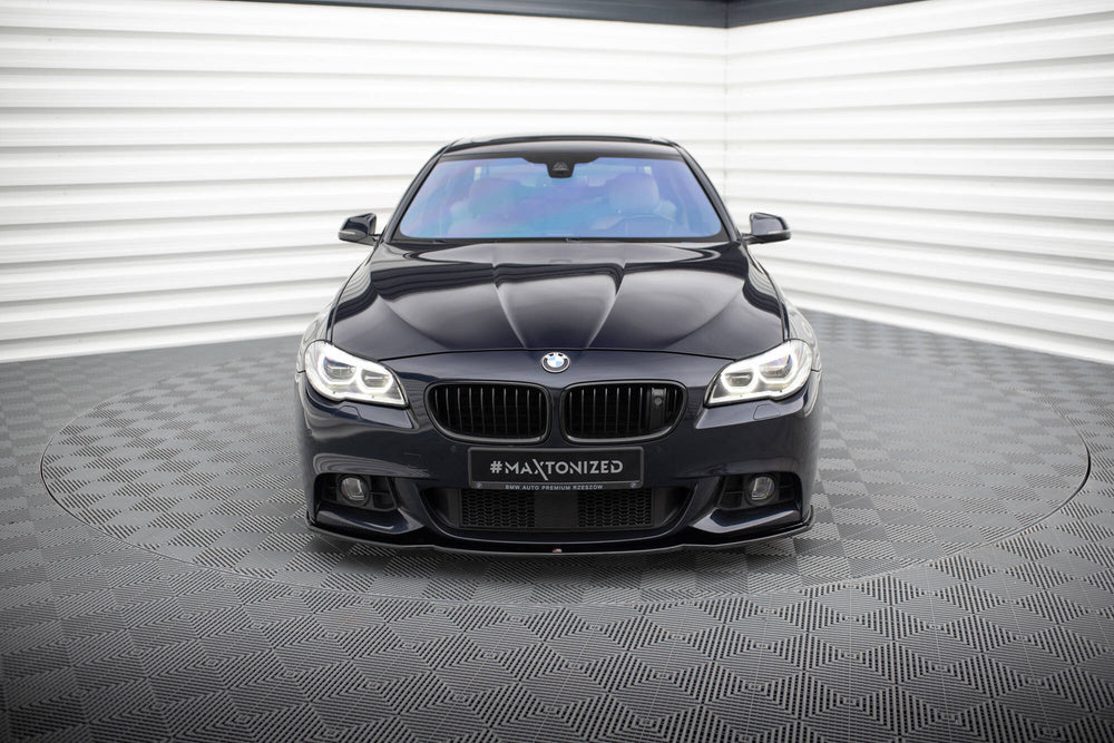 Front Splitter V.2 BMW F10, F11 5-Serie (Blank Svart) - Kafi Racing