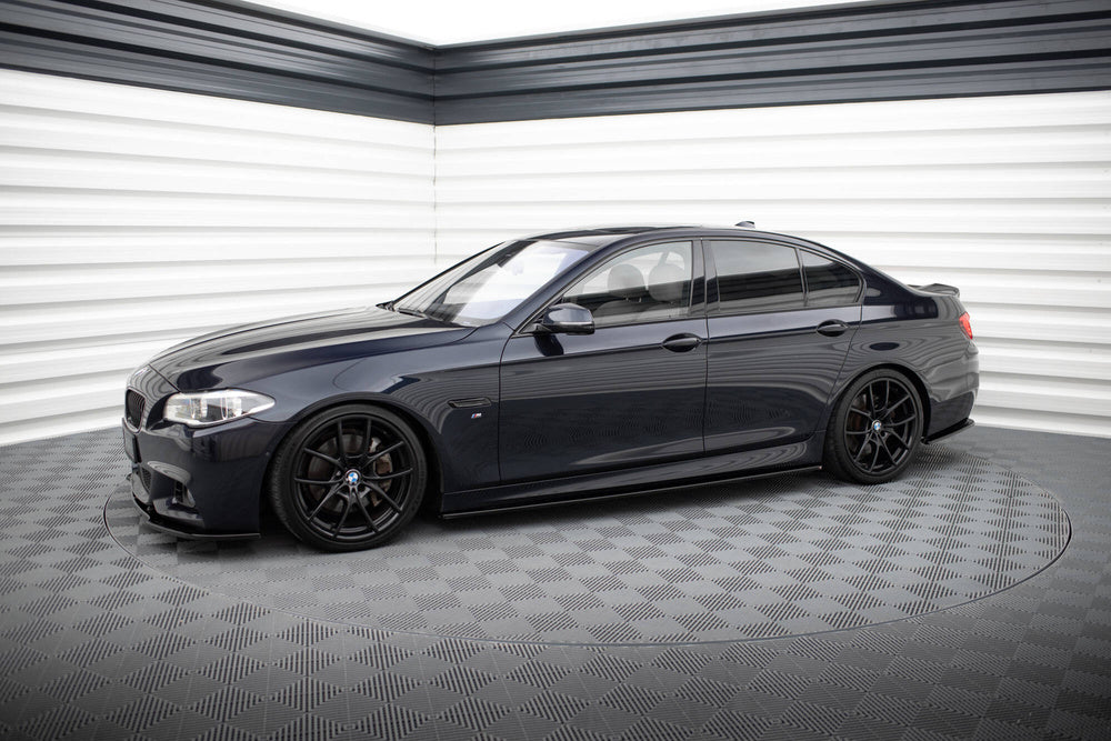 Side Skirts / Sidokjolar BMW F10 M5 & F10, F11 5-Serie (Blank Svarta) - Kafi Racing