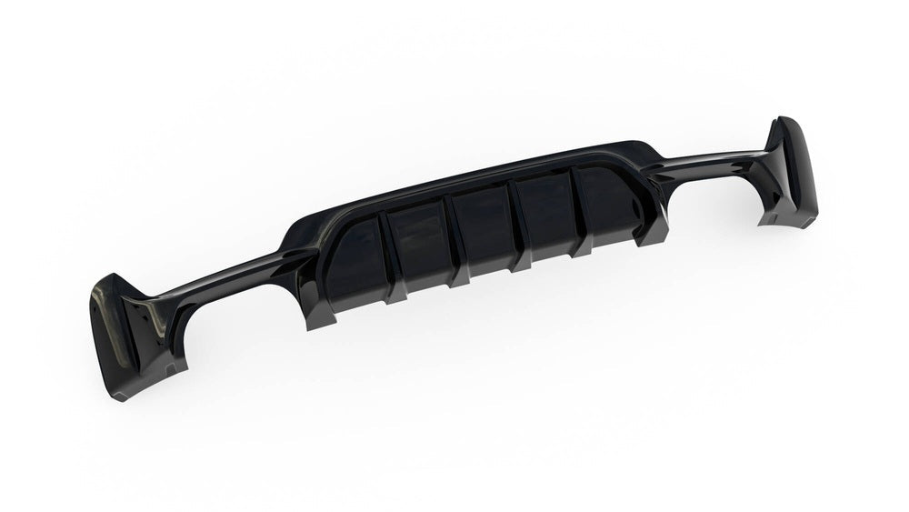 Diffuser BMW F32, F33, F36 4-Serie - (För Fyra Utblås) 2 & 2 - Kafi Racing