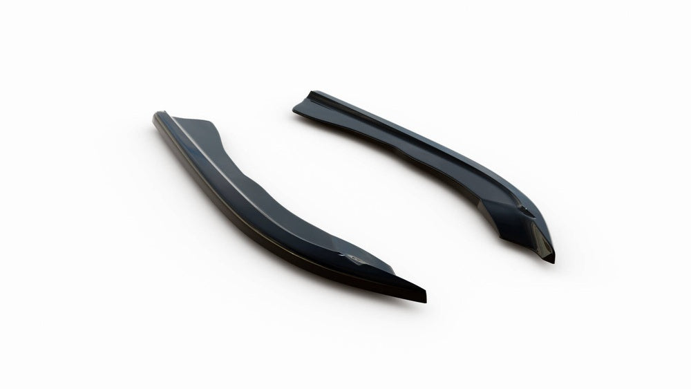 Bakre Sido Splitters V.5 BMW G22, G23, G26 4-Serie (Blank Svarta) - Kafi Racing