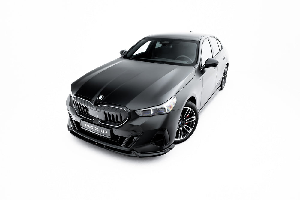 Front Splitter V.1 BMW G60, G61 5-Serie (Blank Svart)