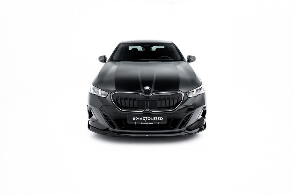 Front Splitter V.2 BMW G60, G61 5-Serie (Blank Svart)