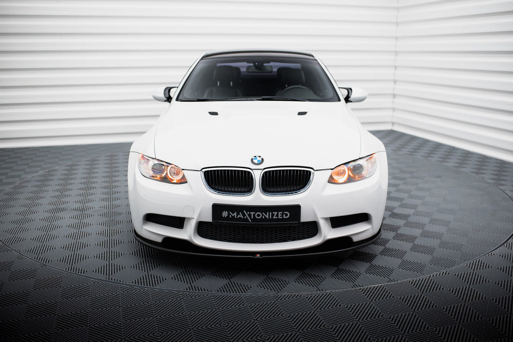 Front Splitter / Läpp BMW M3 E92, E93 (Blank Svart) - Kafi Racing