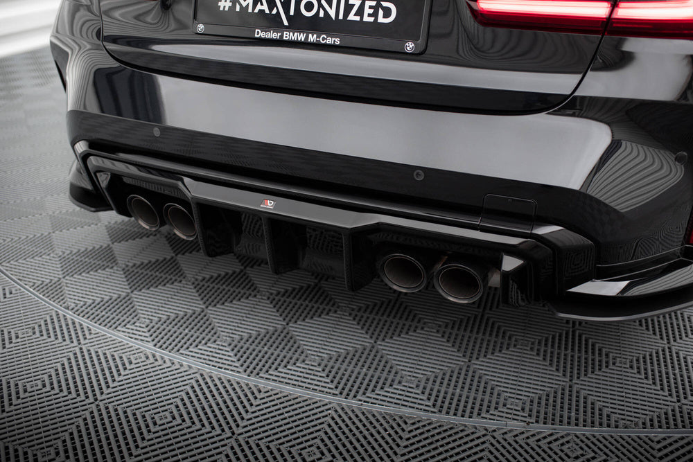 Diffuser BMW M3/M4 G80, G81, G82, G83 (Blank Svart) - Kafi Racing