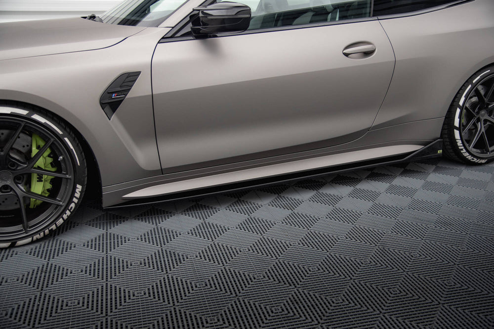 Side Skirts CSL "Look" BMW M4 G82, G83 (Blank Svarta)