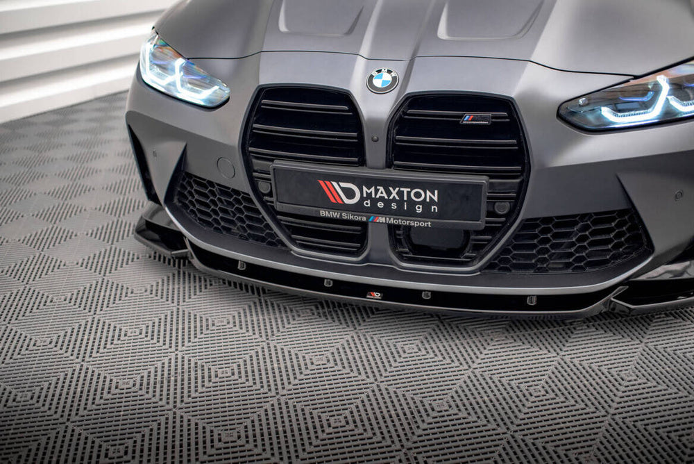 Front Splitter / Läpp V.2 BMW M3 G80, G81 (Blank Svart) - Kafi Racing