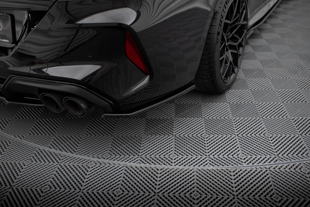 Bakre Sido Splitters BMW M8 F91, F92, F93 (Blank Svarta)