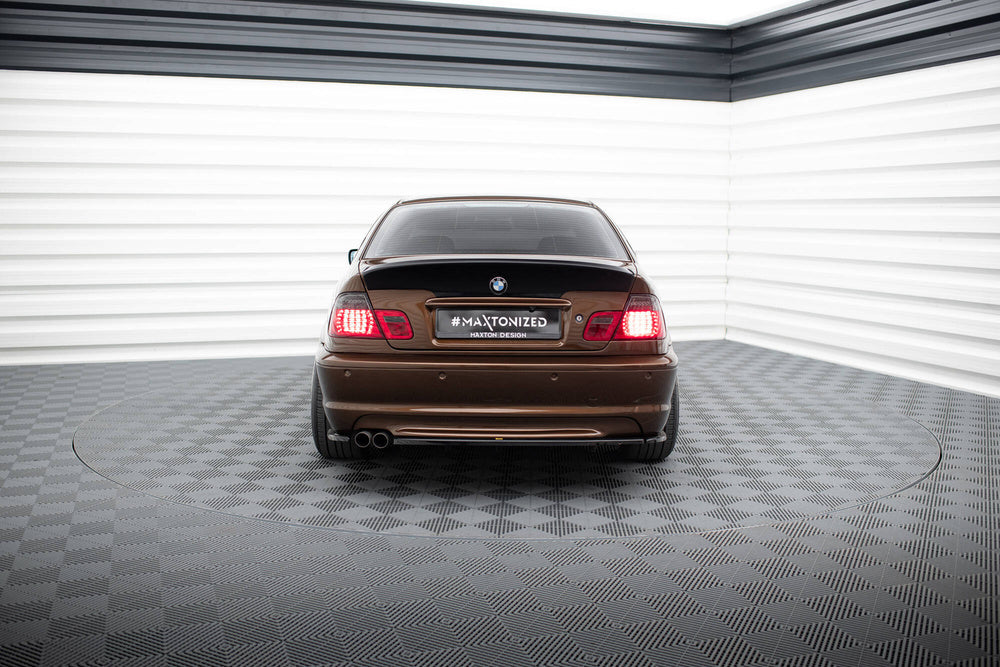 Bakre Splitter / Diffuser BMW E46 M-Sport 3 Serie (Blank Svarta) - Kafi Racing