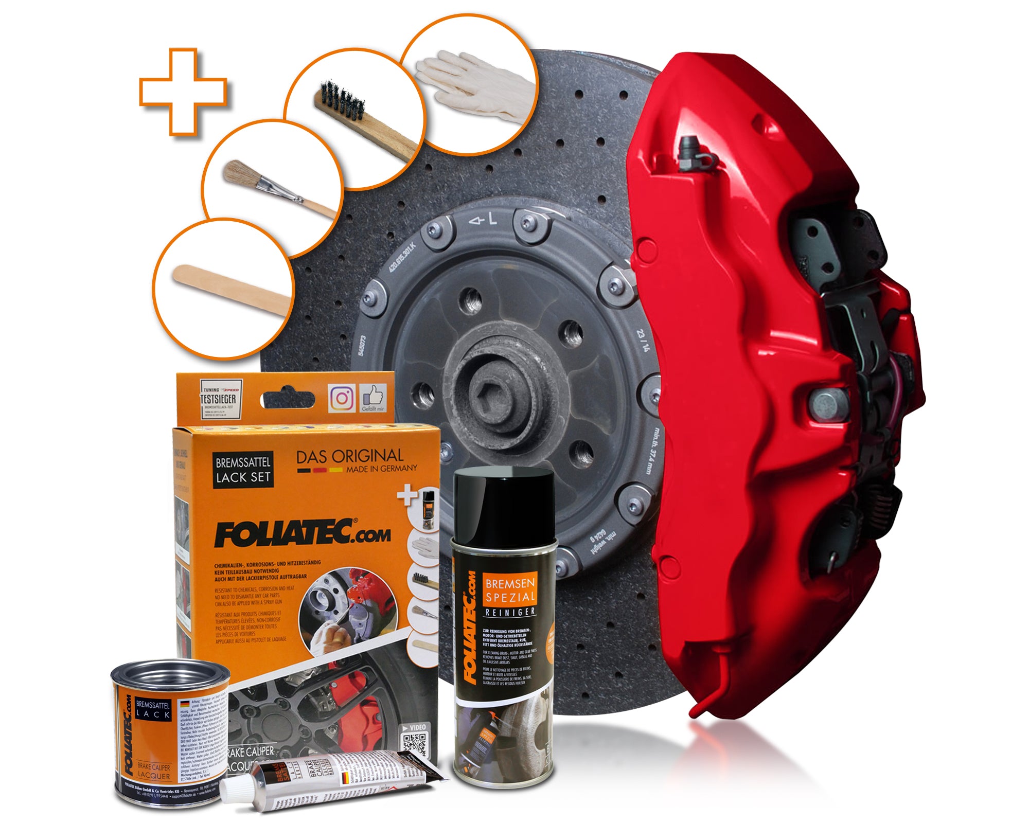 Brake Caliper Paint - Racing Red (Complete Kit)