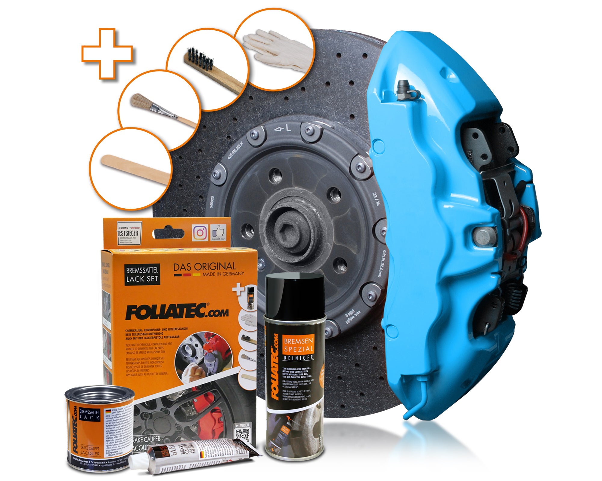 Brake Caliper Paint - Sky Blue (Complete Kit)