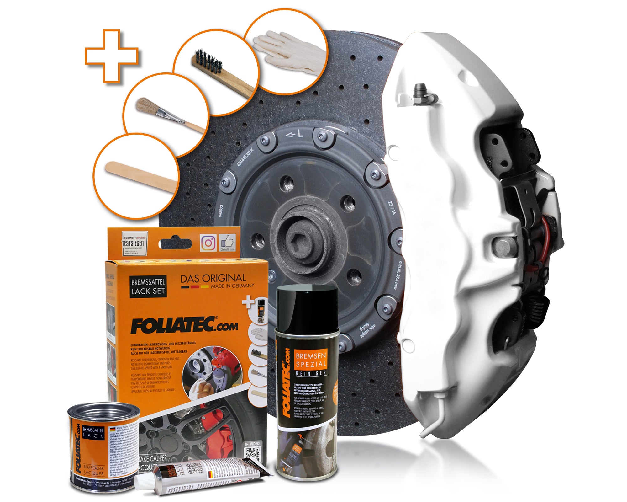 Brake Caliper Paint - White (Complete Kit)