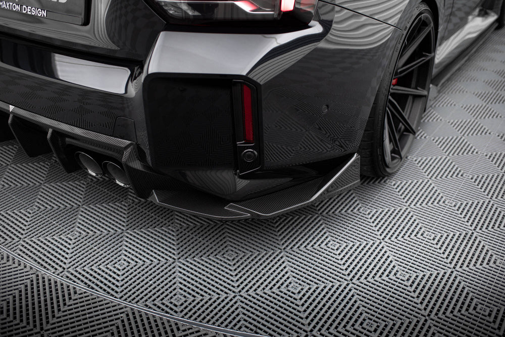 Kolfiber Bakre Sidosplitters / Sidoextensions BMW M2 G87 - Kafi Racing