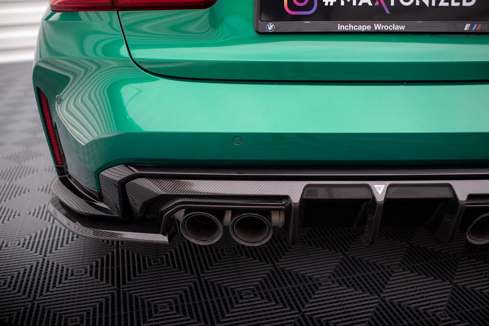 Kolfiber Bakre Sido Splitters BMW M3/M4 G80, G81, G82, G83 - Kafi Racing