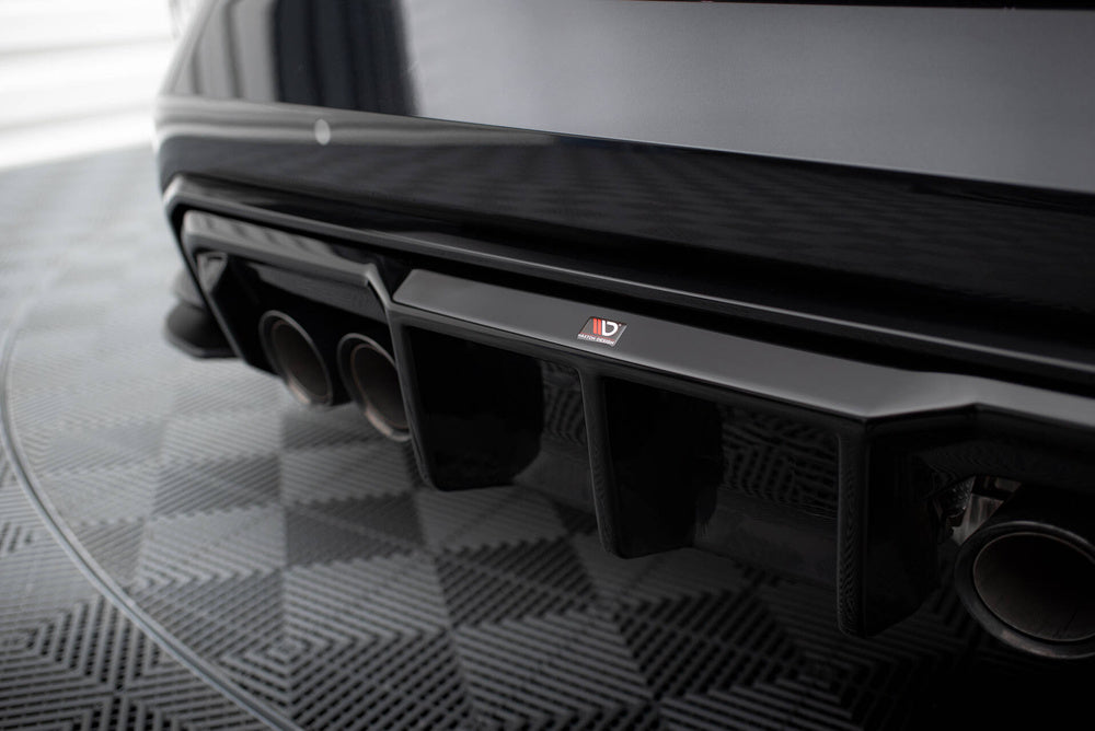 Diffuser BMW M3/M4 G80, G81, G82, G83 (Blank Svart) - Kafi Racing