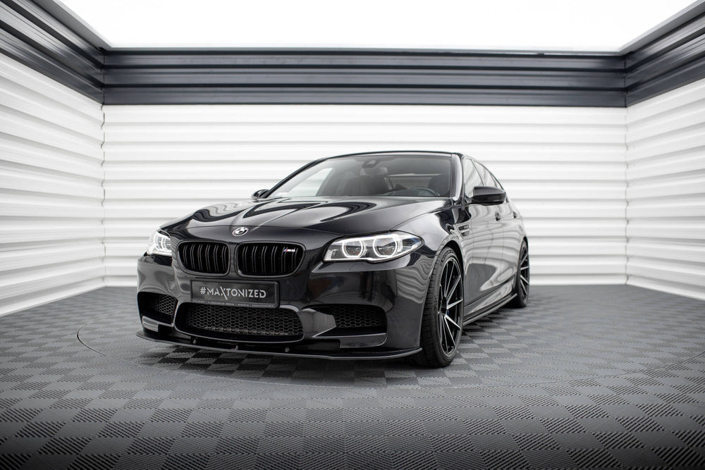 Front Splitter / Läpp BMW F10 M5 (Blank Svart)