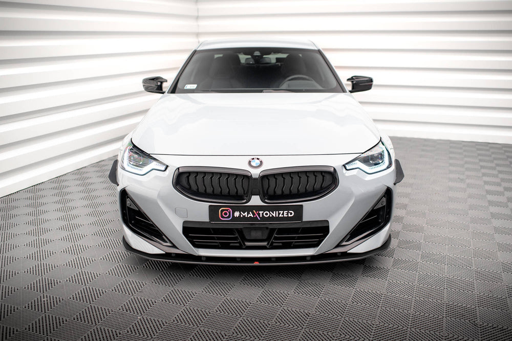 Street Pro Front Splitter / Lip BMW 2-Series G42 (Gloss Black)