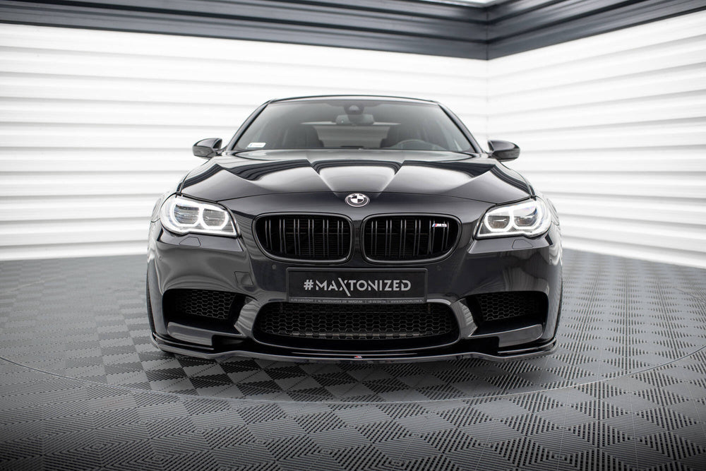 Front Splitter / Läpp BMW M5 F10 (Blank Svart)