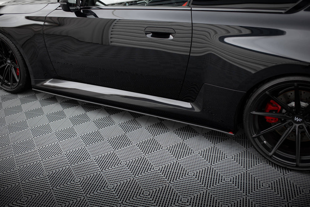 Side Skirts / Sidokjolar BMW M2 G87 (Blank Svarta) - Kafi Racing