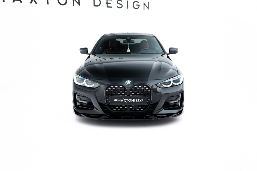 Fram Splitter / Läpp V.2 BMW G22, G23, G26 4-Serie (Blank Svart) - Kafi Racing