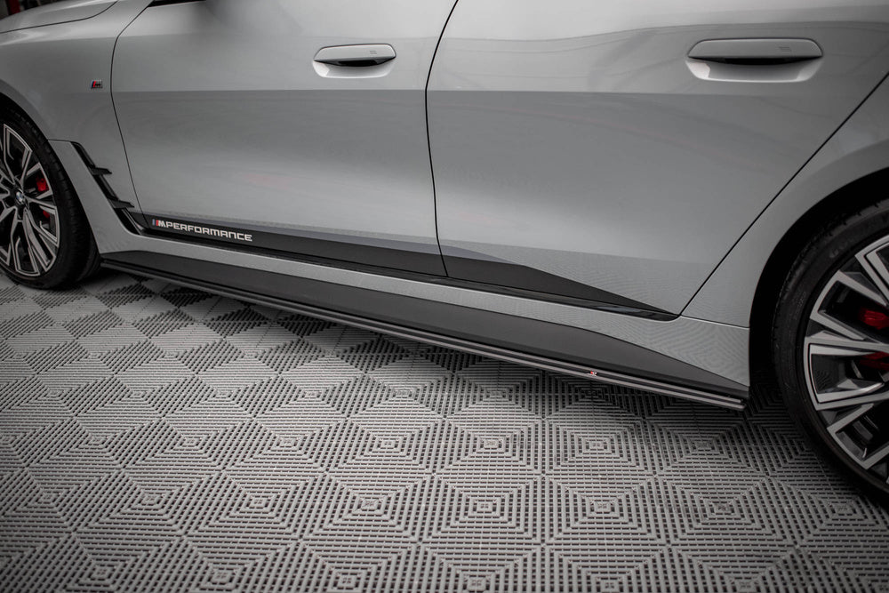 Side Skirts / Sidokjolar BMW G26 4-Serie (Blank Svarta) - Kafi Racing