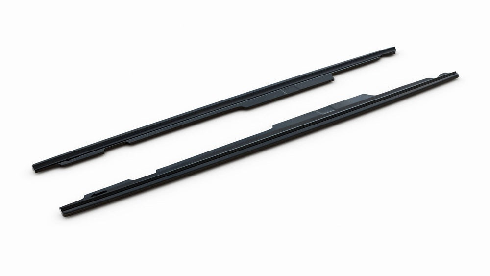 Side Skirts / Sidokjolar BMW E90, E91 (Blank Svarta) - Kafi Racing