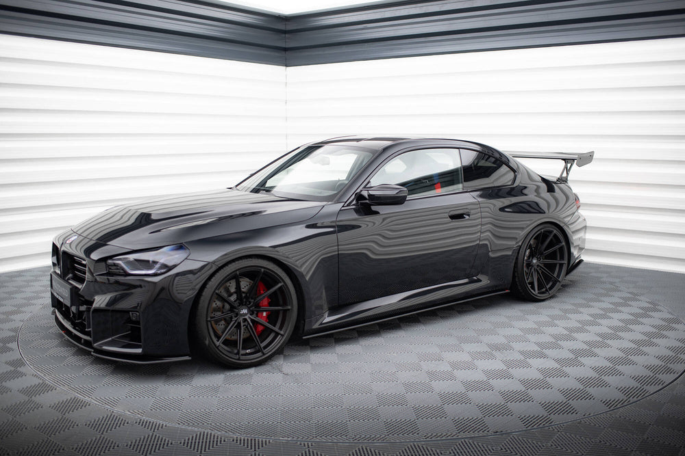 Side Skirts / Sidokjolar BMW M2 G87 (Blank Svarta) - Kafi Racing