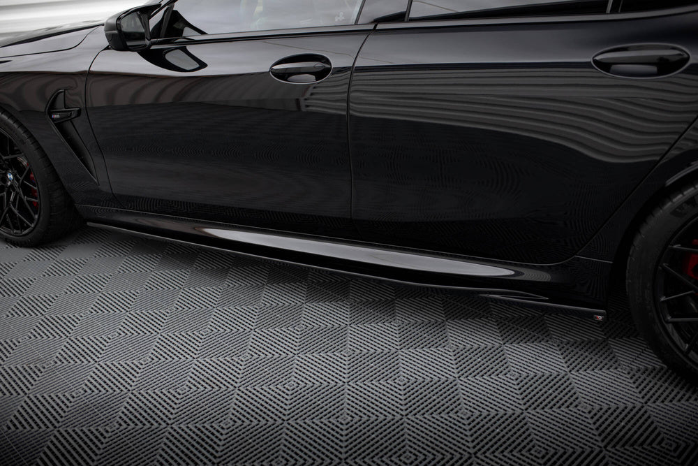 Side Skirts / Sidokjolar BMW M8 F93 / G16 8-Serie (Blank Svarta)