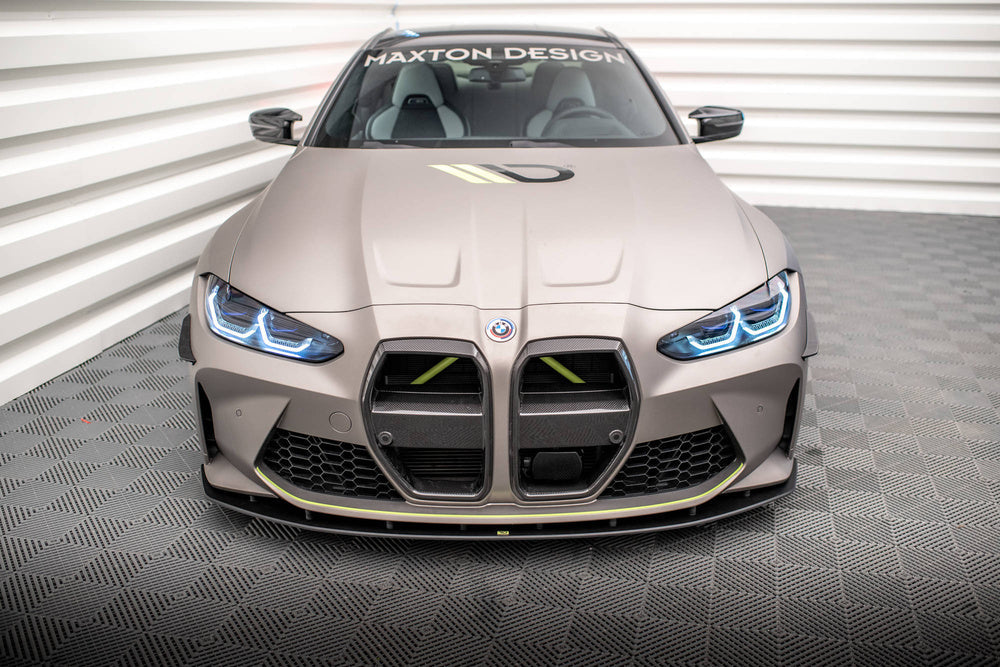 Front Splitter Street Pro BMW M3/M4 G80, G81, G82, G83 (Blank Svart) - Kafi Racing