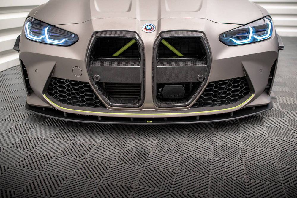 Front Splitter Street Pro BMW M3/M4 G80, G81, G82, G83 (Blank Svart) - Kafi Racing