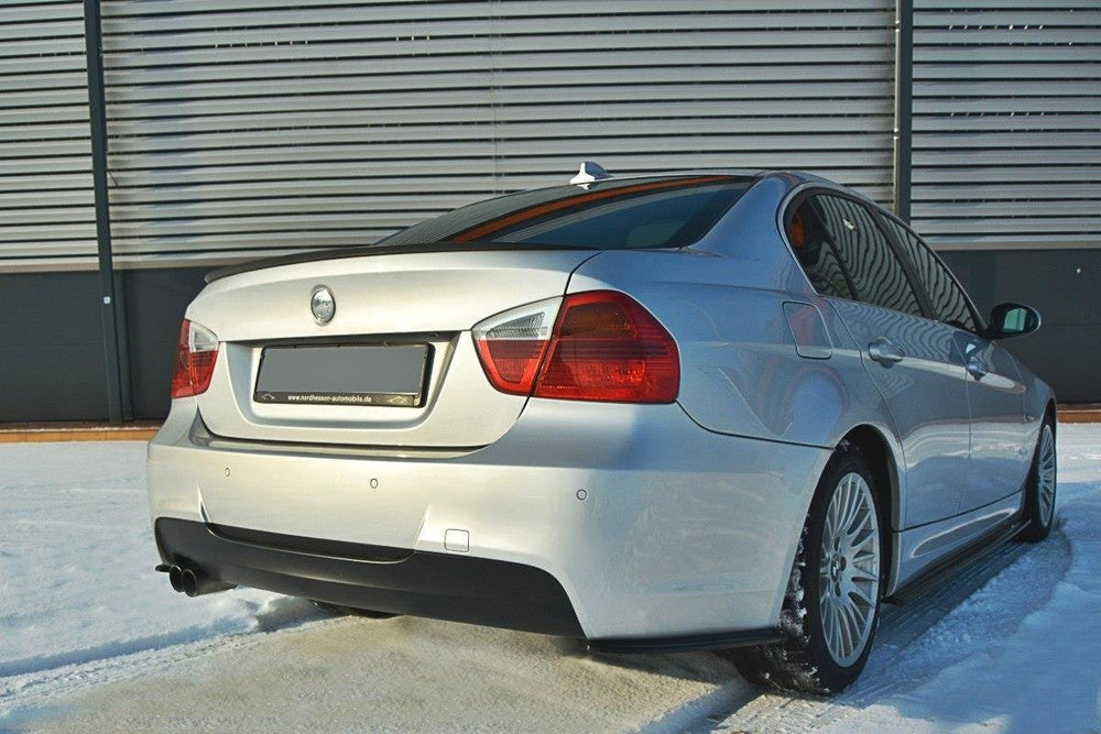 Vinge / Spoiler BMW E90 3-Serie (Blank Svart) - Kafi Racing