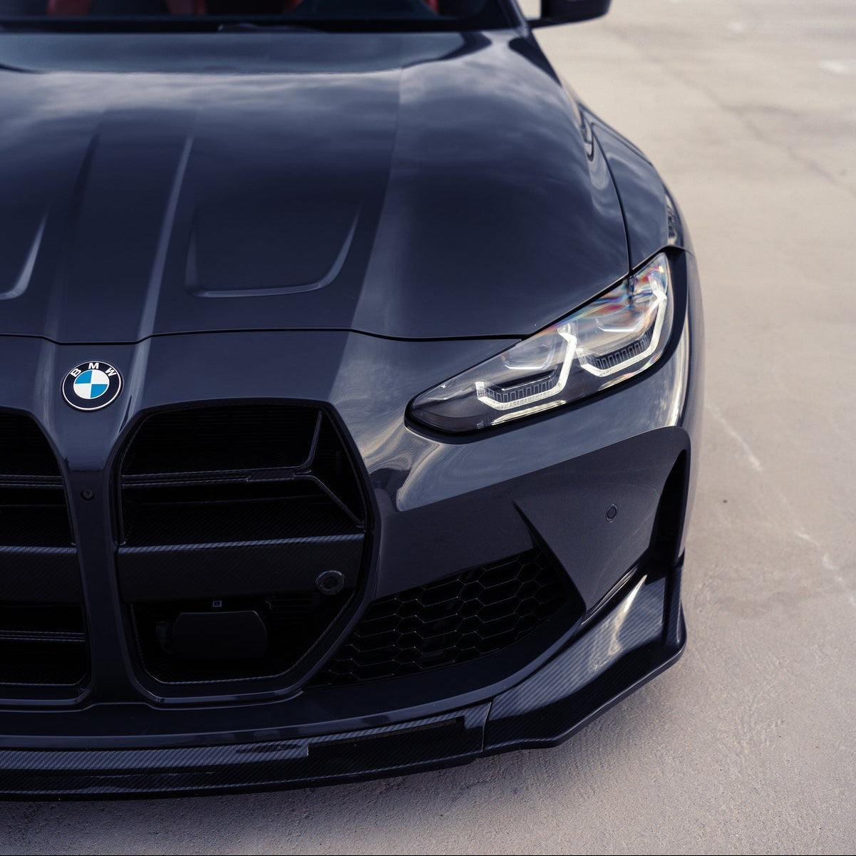 BMW M3, M4 Kolfiber Grill CSL Look (G80, G81, G82, G8) - Kafi Racing