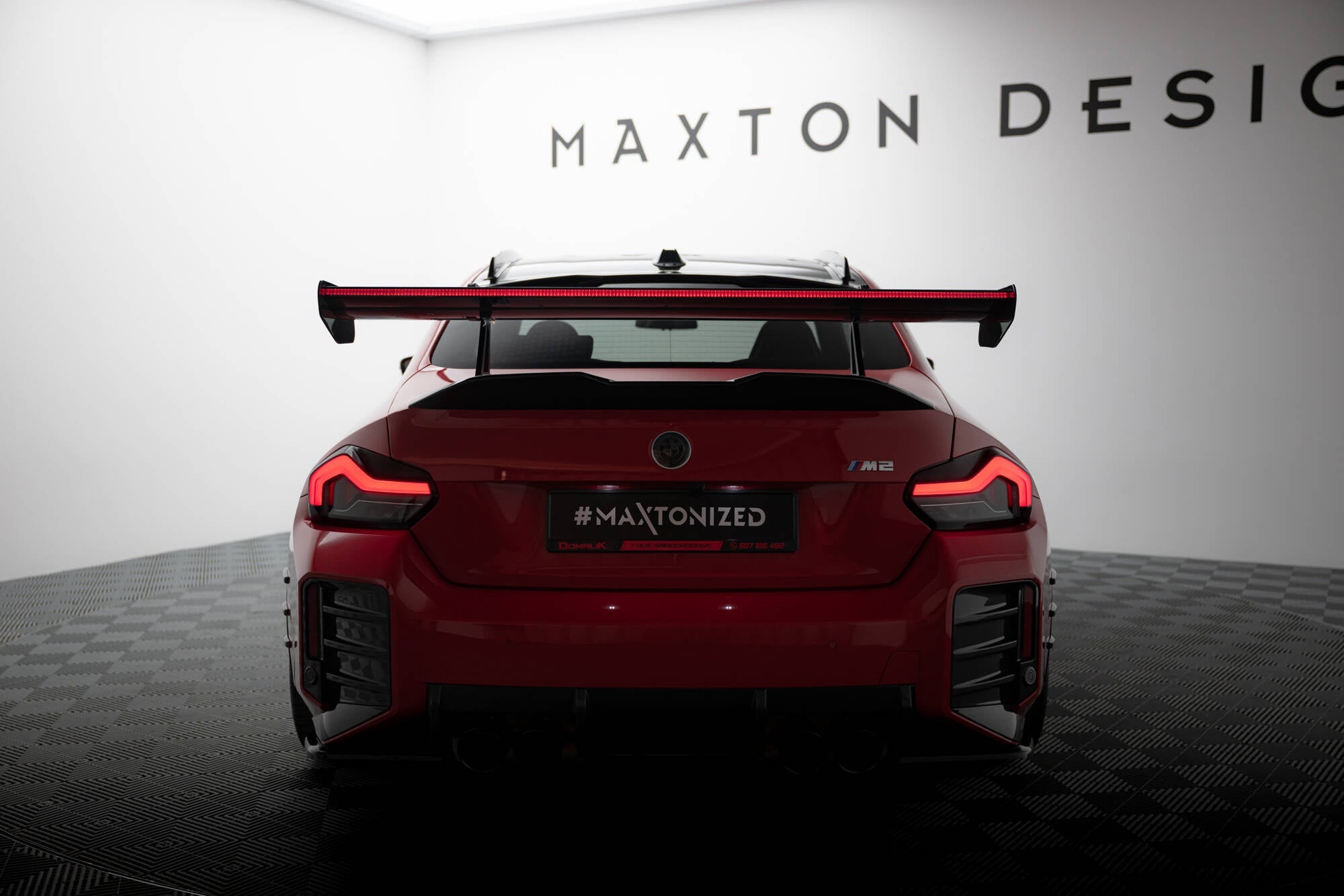 Kolfiber Vinge (LED) BMW M2 G87 - Kafi Racing