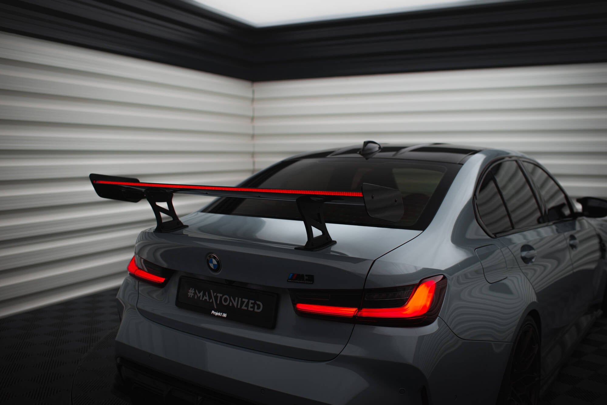 Kolfiber Vinge - BMW M3 G80 / 3-Serie G20 (utan eller med LED) - Kafi Racing