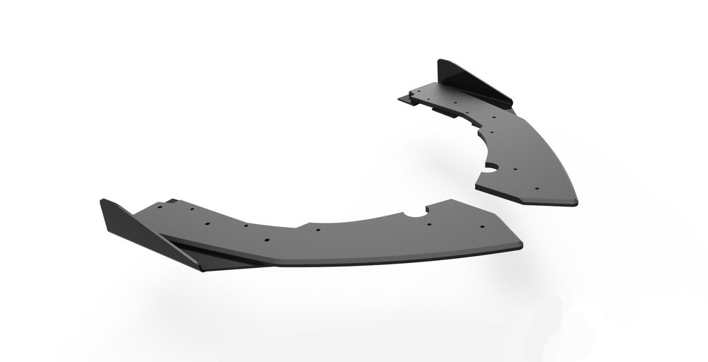 Bakre Sido Splitters / Sidoextensions + Flaps BMW M2 F87 - Kafi Racing