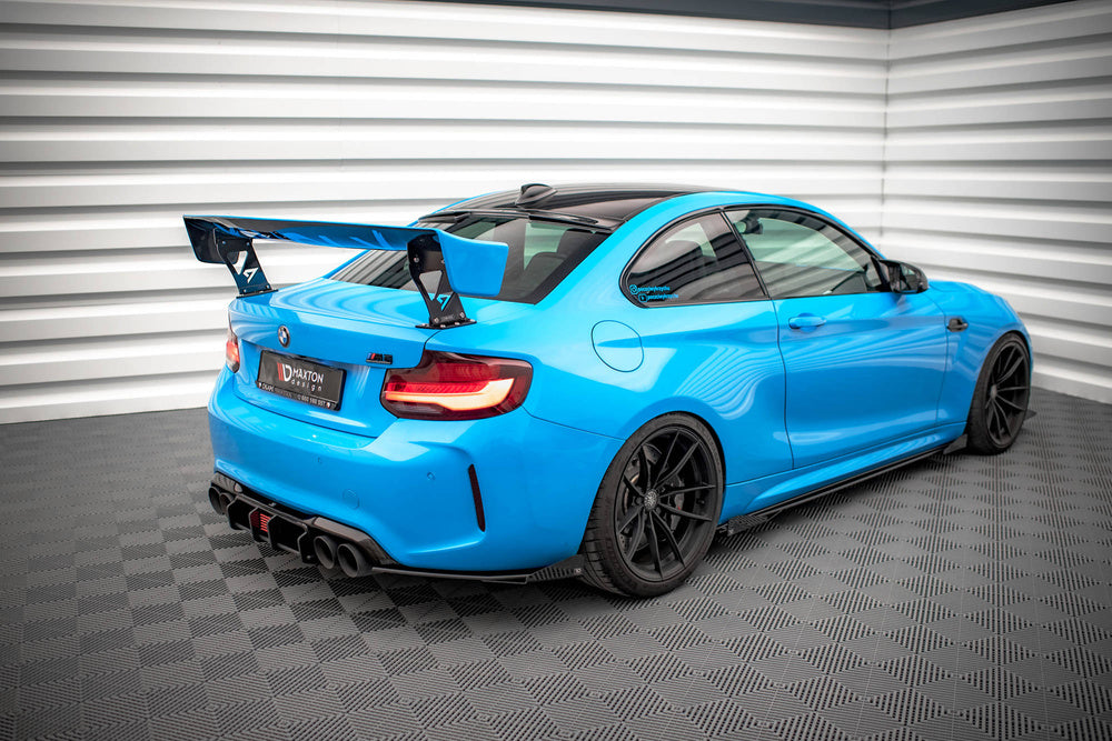 Bakre Sido Splitters / Sidoextensions + Flaps BMW M2 F87 - Kafi Racing