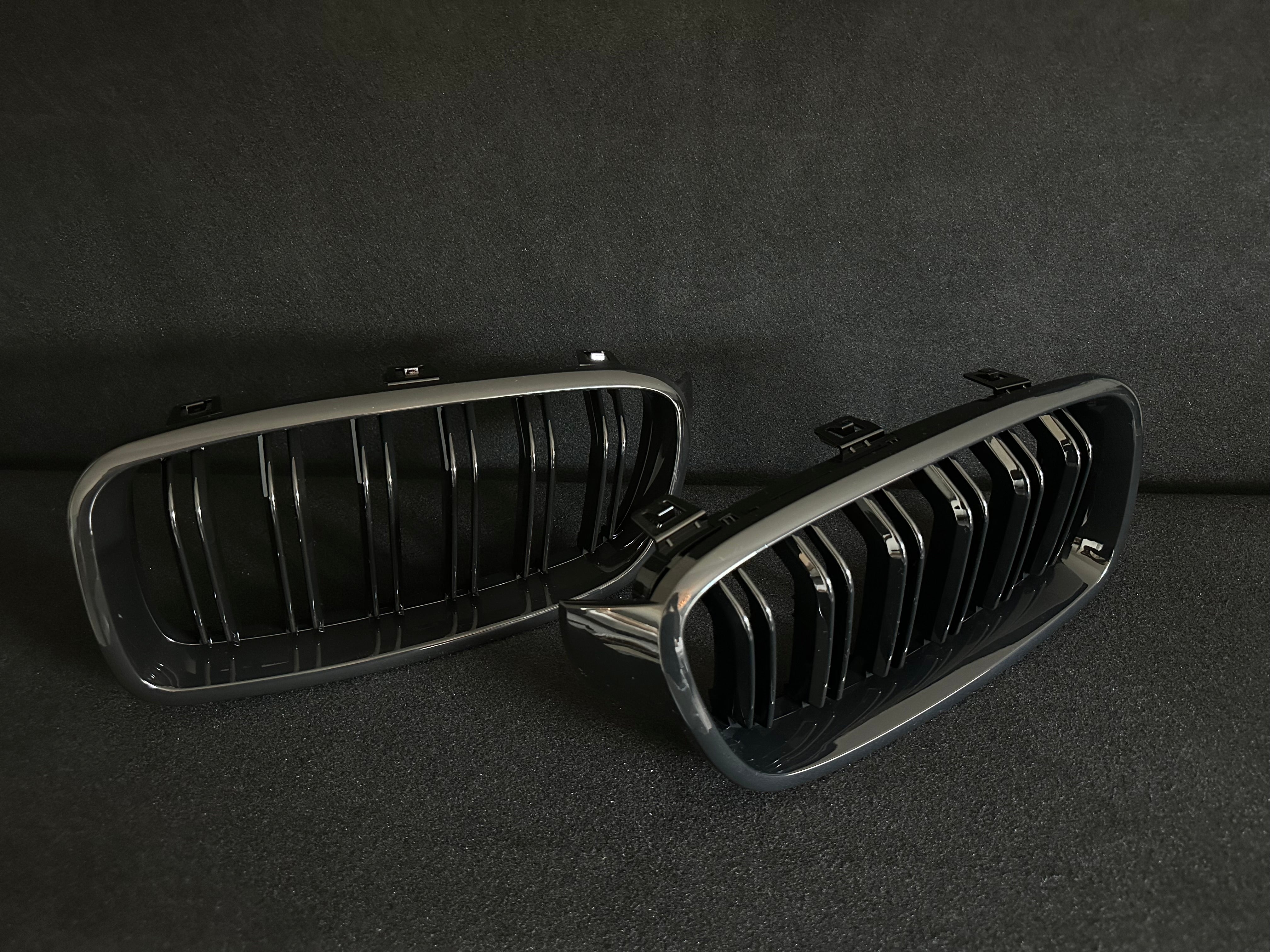 BMW F30/F31 Grill Kidneys Gloss Black Set