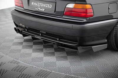 Bakre Diffuser BMW E36 M3 / E36 3-Serie (Blank Svart) - Kafi Racing