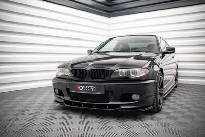 Fram Läpp / Splitter V.2 BMW E46 3-Serie (Blank Svart) - Kafi Racing