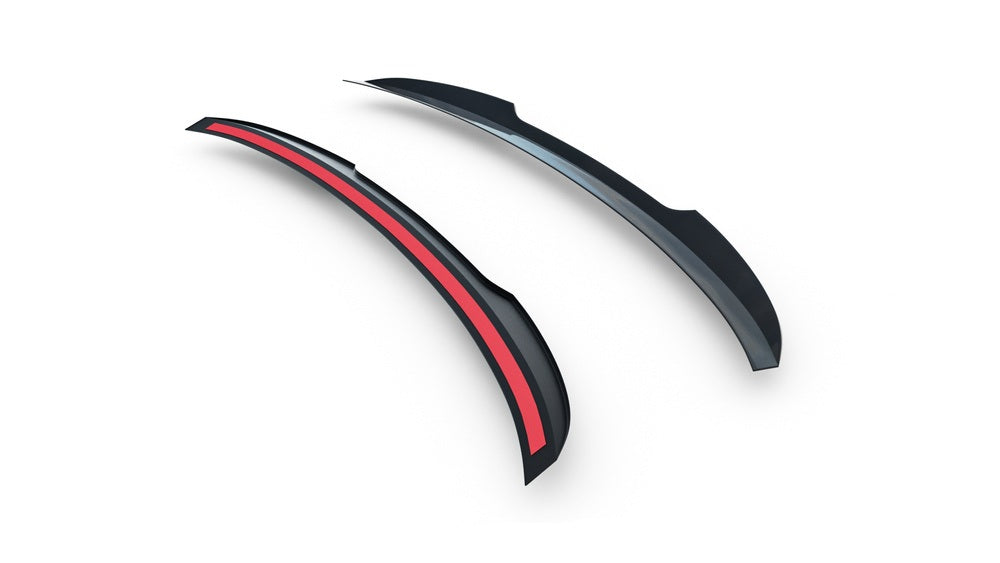 Spoiler / Vinge BMW E92, E93 3-Serie (Blank Svart) - Kafi Racing