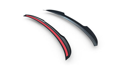 Spoiler / Vinge BMW E92, E93 3-Serie (Blank Svart) - Kafi Racing