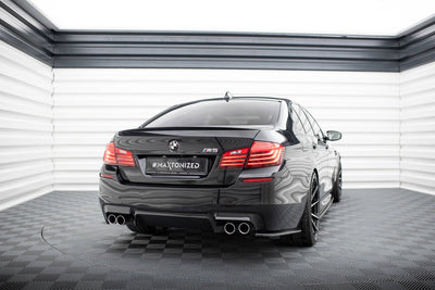 Bakre Sido Splitters / Sidoextensions BMW F10 M5 (Blank Svarta)