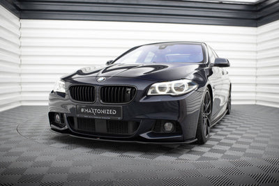 Front Splitter V.2 BMW F10, F11 5-Serie (Blank Svart) - Kafi Racing