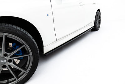 BMW F30, F31 Side Skirts / Sidokjolar (Blank Svarta) - Kafi Racing
