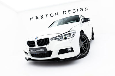 Fram Läpp / Splitter BMW F30, F31 M-Sport (Blank Svarta) - Kafi Racing