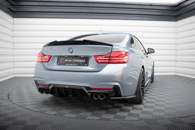 Diffuser BMW F32, F33, F36 4-Serie - (För Fyra Utblås) 2 & 2 - Kafi Racing
