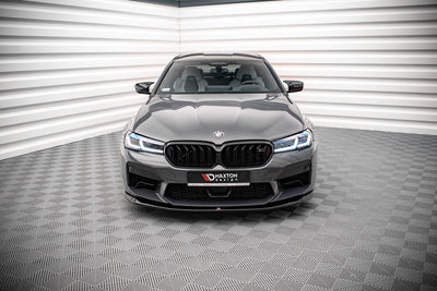 Front Läpp / Splitter V.3 BMW M5 F90 LCI (Blank Svart)